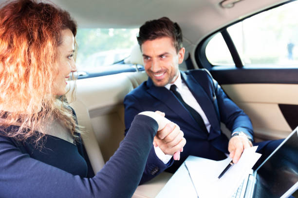 istock Businesswoman Shaking Hand with his Peer 1074236556