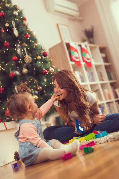 istock Mother and daughter on a Christmas morning 1074246002