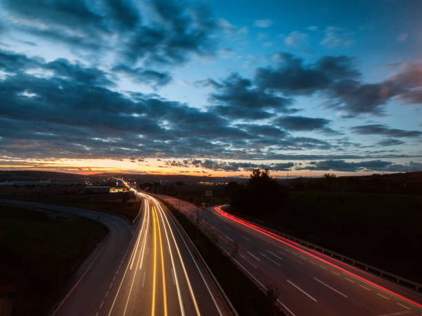 istock sunset and city ,landescape 1074248692