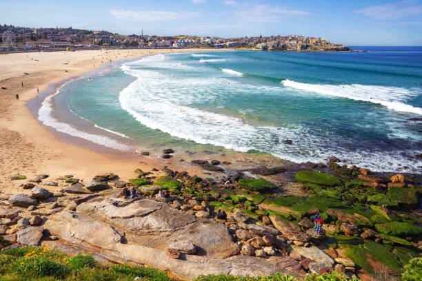 istock People relaxing on the Bondi beach in Sydney 1074257028