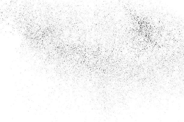 Black grainy texture isolated on white. Black grainy texture isolated on white background. Distress overlay textured. Grunge design elements.  Digitally Generated Image. Vector illustration,eps 10. persistence stock illustrations