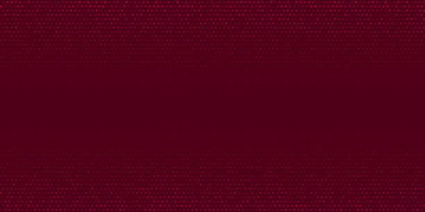 stockillustraties, clipart, cartoons en iconen met abstracte achtergrond van het hart. halftone mozaïek effect voor valentijnsdag ontwerp. roze met vineuse kleuren. vectorillustratie. - bordeauxrood