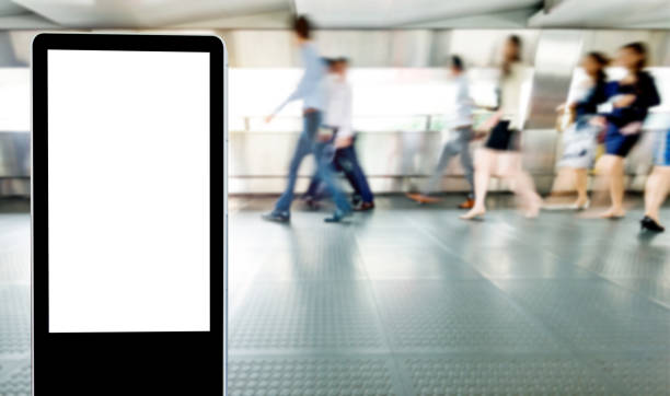 istock Blank billboard in city footbridge 1074265732