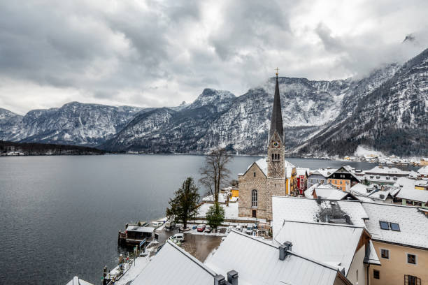 istock Hallstatt mountain village 1074272706