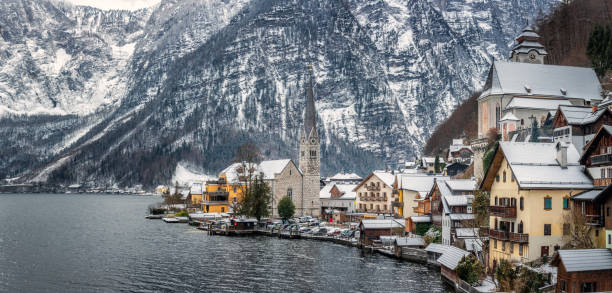 istock Hallstatt mountain village 1074275874