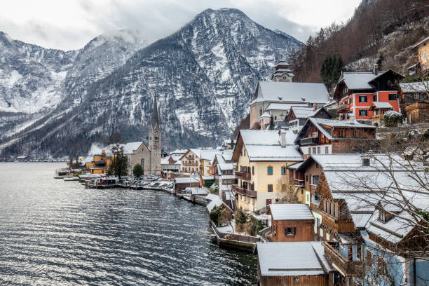 istock Hallstatt mountain village 1074275876