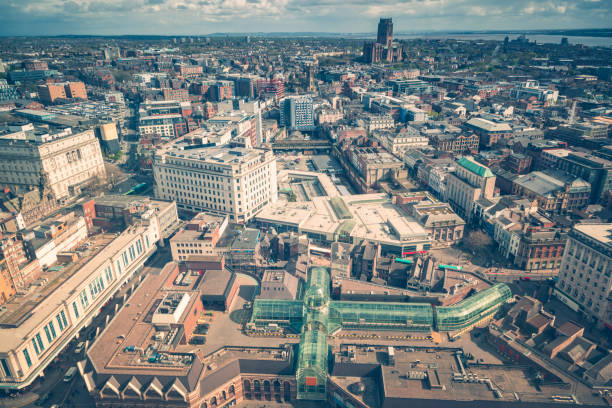 istock Aerial panorama of Liverpool 1074280620