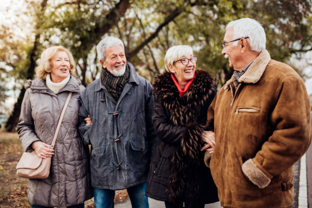 istock Senior people in the park 1074280632