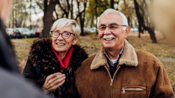 istock Senior people at the park 1074286600