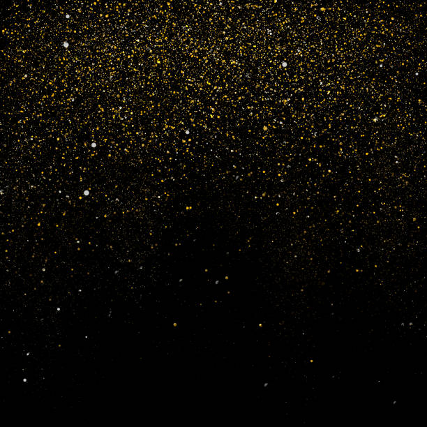 antecedentes de oro brillo - black and gold fotografías e imágenes de stock