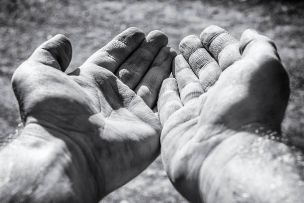 Human handprint