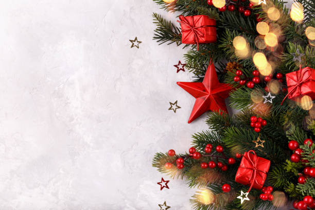 istock Red star Christmas decoration 1074362896