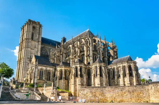 Photo of Saint Julien Cathedral of Le Mans in France