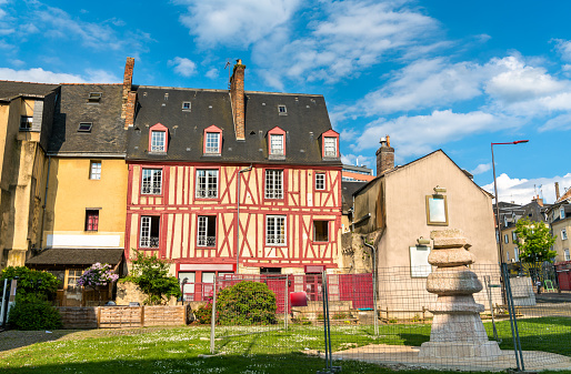 Traditional houses in Le Mans - Pays de la Loire, France