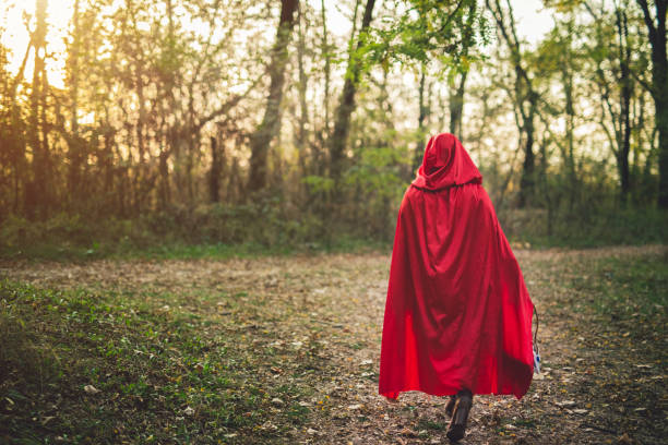 istock Little red riding hood 1074386802