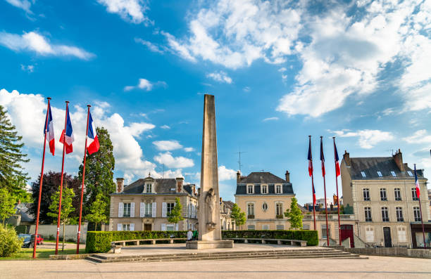Aristide Briand Square in Le Mans, France