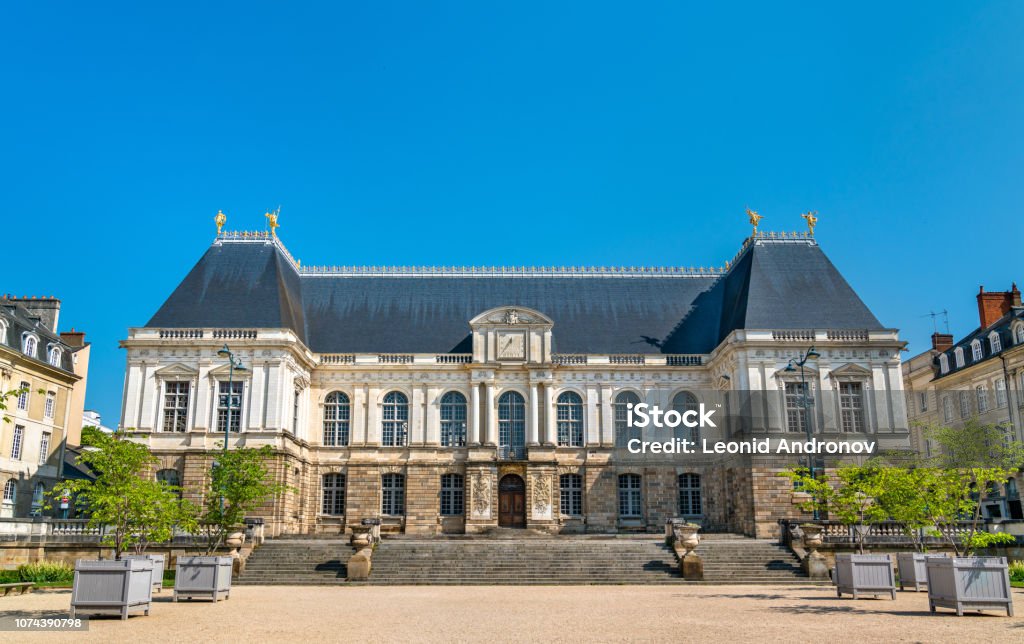 Palais du Parlement de Bretagne à Rennes, France - Photo de Rennes - France libre de droits Palais du Parlement de Bretagne à Rennes, France - Photo de Rennes - France libre de droits