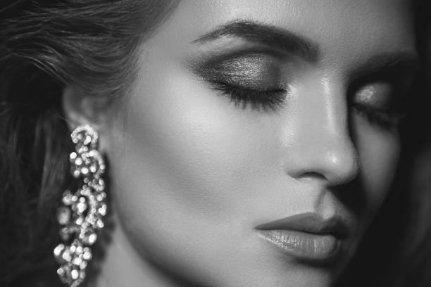 istock Gorgeous woman with a beautiful make-up 1074392162