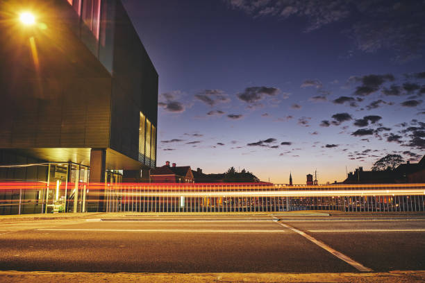 istock ?ity center at night. Copenhagen 1074435688