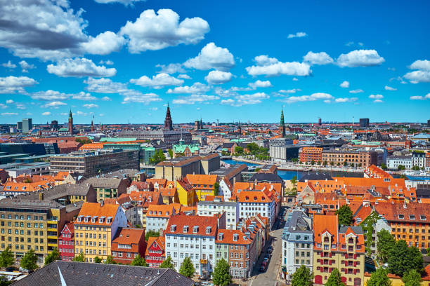 istock Top view of Copenhagen. 1074435714