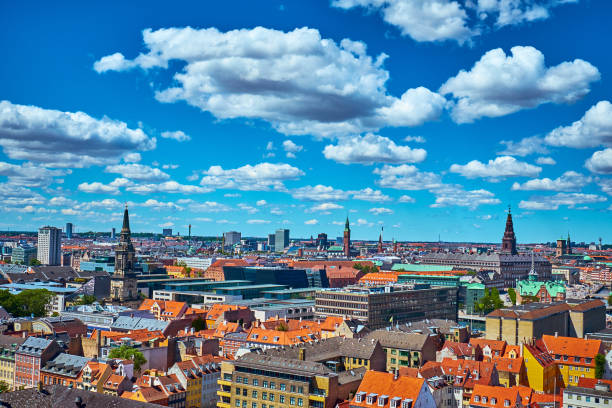 istock Top view of Copenhagen. 1074435720