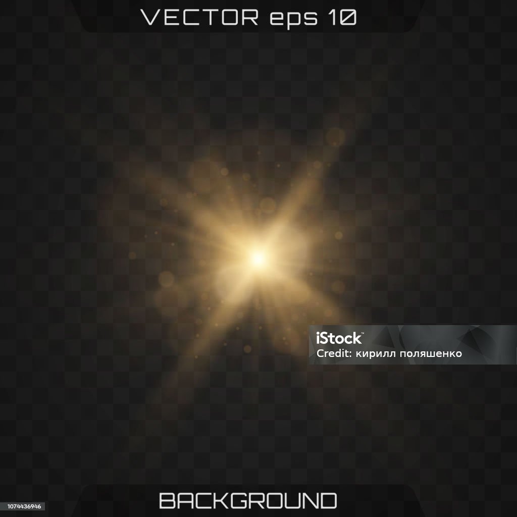 Light Righlight Effect Light Effect Set Stock Illustration - Download Image Now - Abstract ...