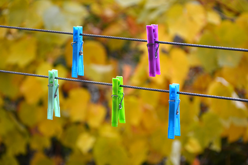 color's of clothespin