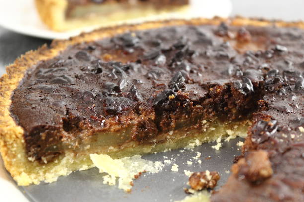 istock Chocolate, Pear and Pecan Tart 1074477902