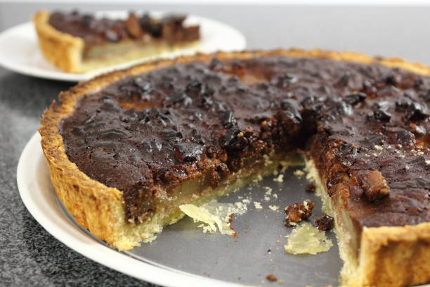 istock Chocolate, Pear and Pecan Tart 1074477950
