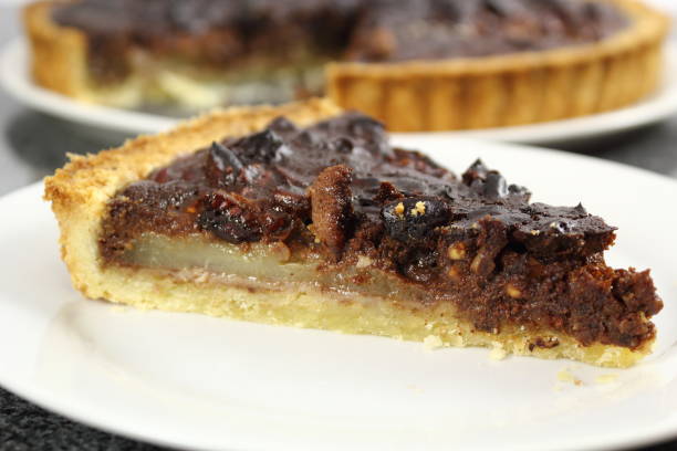 istock Chocolate, Pear and Pecan Tart 1074477988