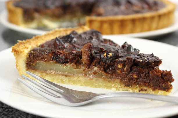 istock Chocolate, Pear and Pecan Tart 1074479032