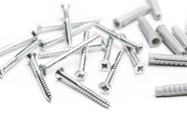 istock Screws and plugs in a cut out view 1074482088