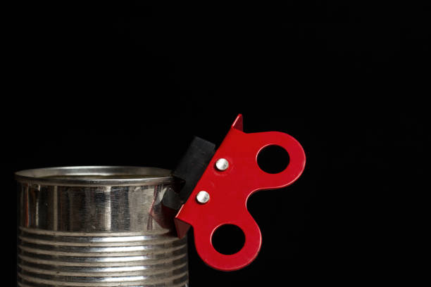 A can with an old can opener