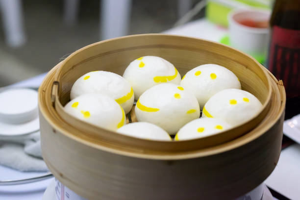 istock Salapao - Chinese steamed bun 1074490484