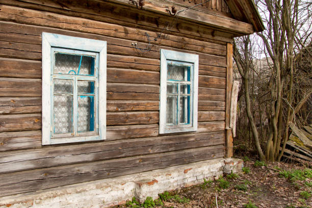 Old abandoned house in the village.