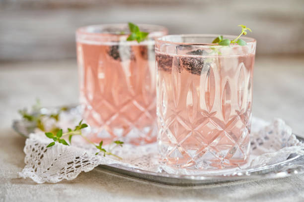 istock Blackberry Thyme Champagne Cocktail 1074506584