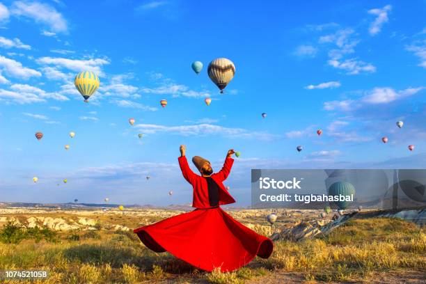 Whirling Dervish In Cappadocia Stock Photo - Download Image Now - Türkiye - Country, Sufism, Dancing