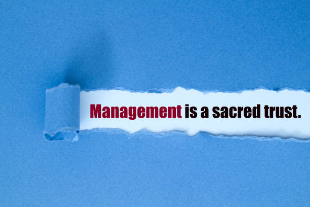 istock Management is a sacred trust. 1074536968