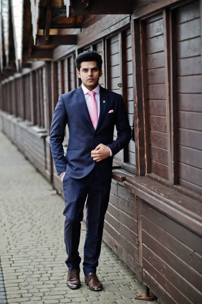 istock Elegant indian macho man model on suit 1074537180