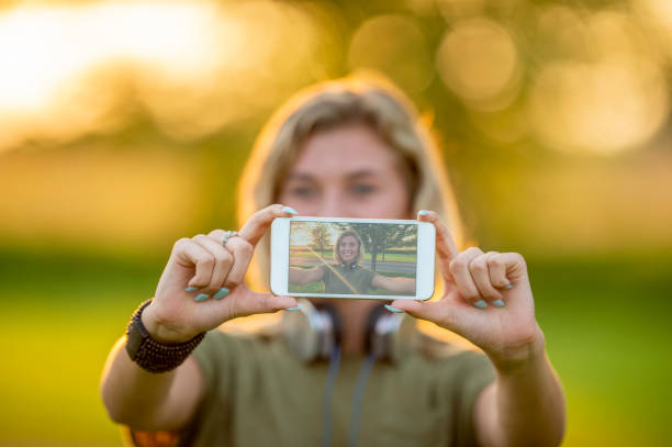 istock Girl Taking A Selfie 1074537968