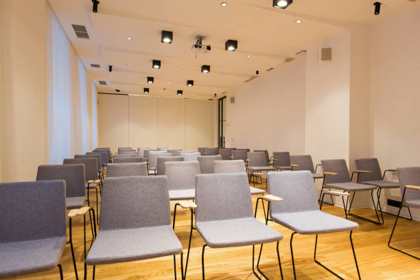 istock Interior of presentation room 1074538158