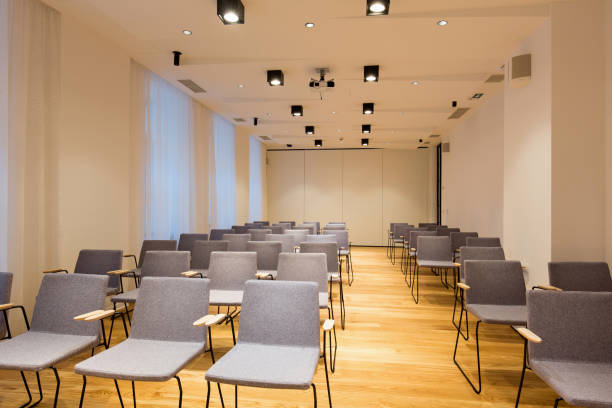 istock Interior of presentation room 1074539234