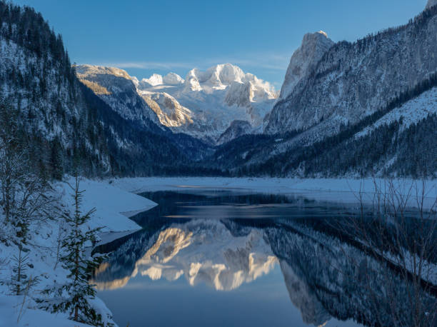 istock Gosau lake in the winter 1074546946