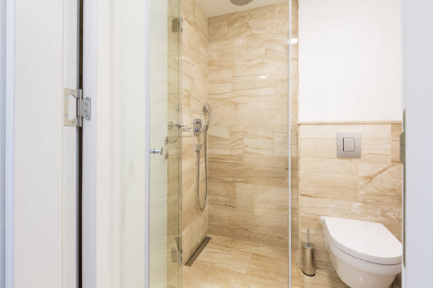 istock Interior of a hotel bathroom 1074615680