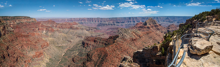 Cape Royal is a scenic viewpoint on the North Rim of the Grand Canyon. Northern Arizona, American Southwest.