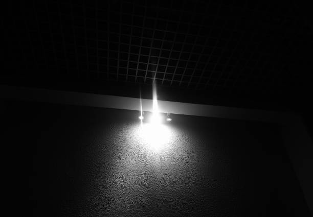 istock Bright electric lamp illumination background 1074622386