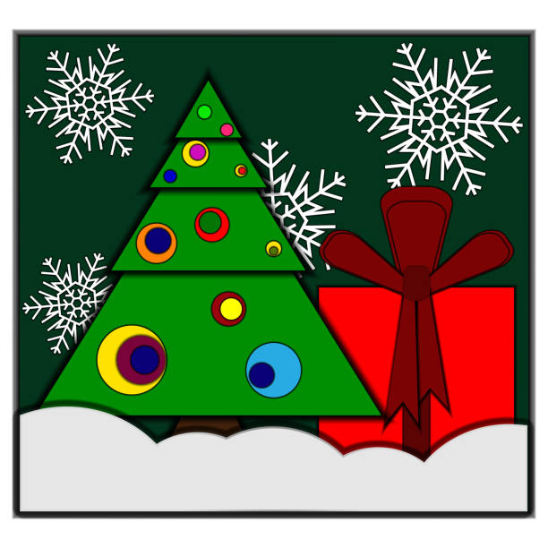 istock Christmas and happy new year card 1074628970