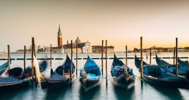 istock Venice, Italy - Grand Canal at sunset 1074628990