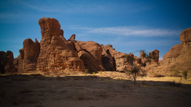istock Abstract Rock formation at plateau Ennedi in Chad 1074629110