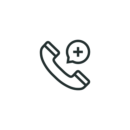 Emergency Call Line Icon